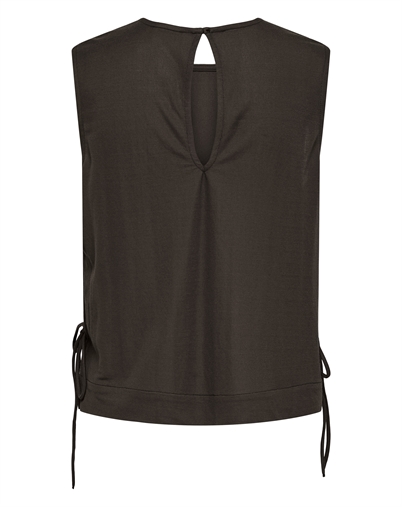 JDY - JDYLeslie Bow Top - Chocolate Brown